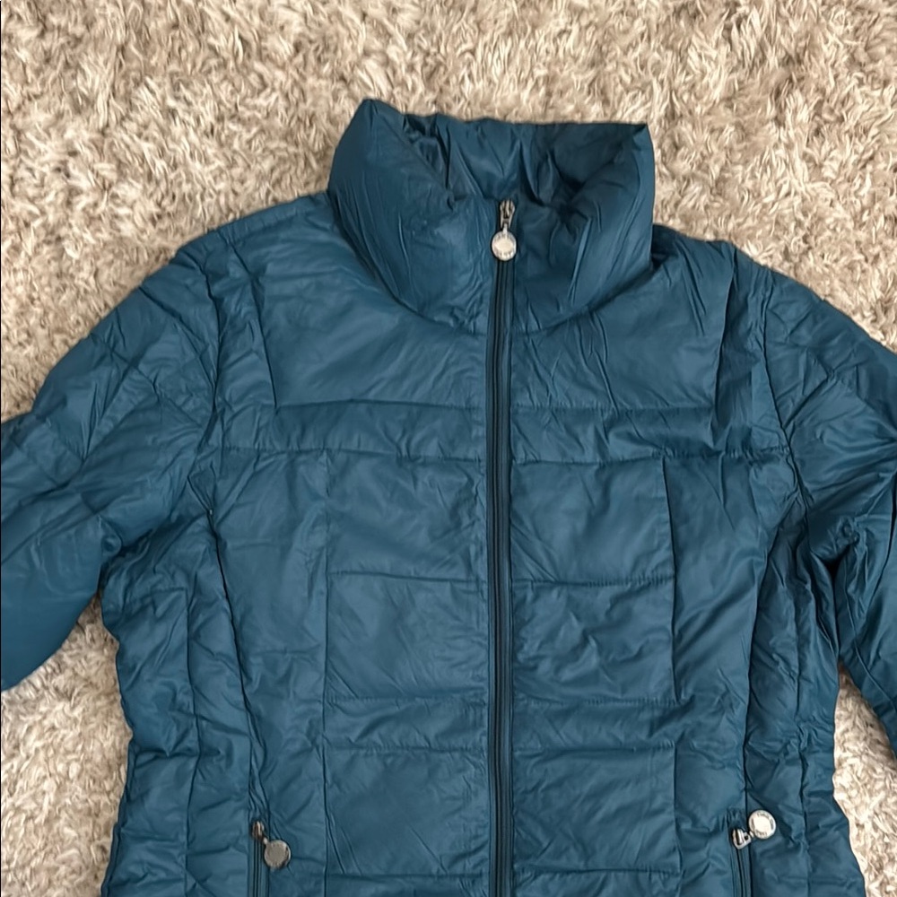 Calvin Klein Teal Puffer Jacket